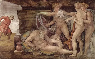 The Drunkenness of Noah Michelangelo